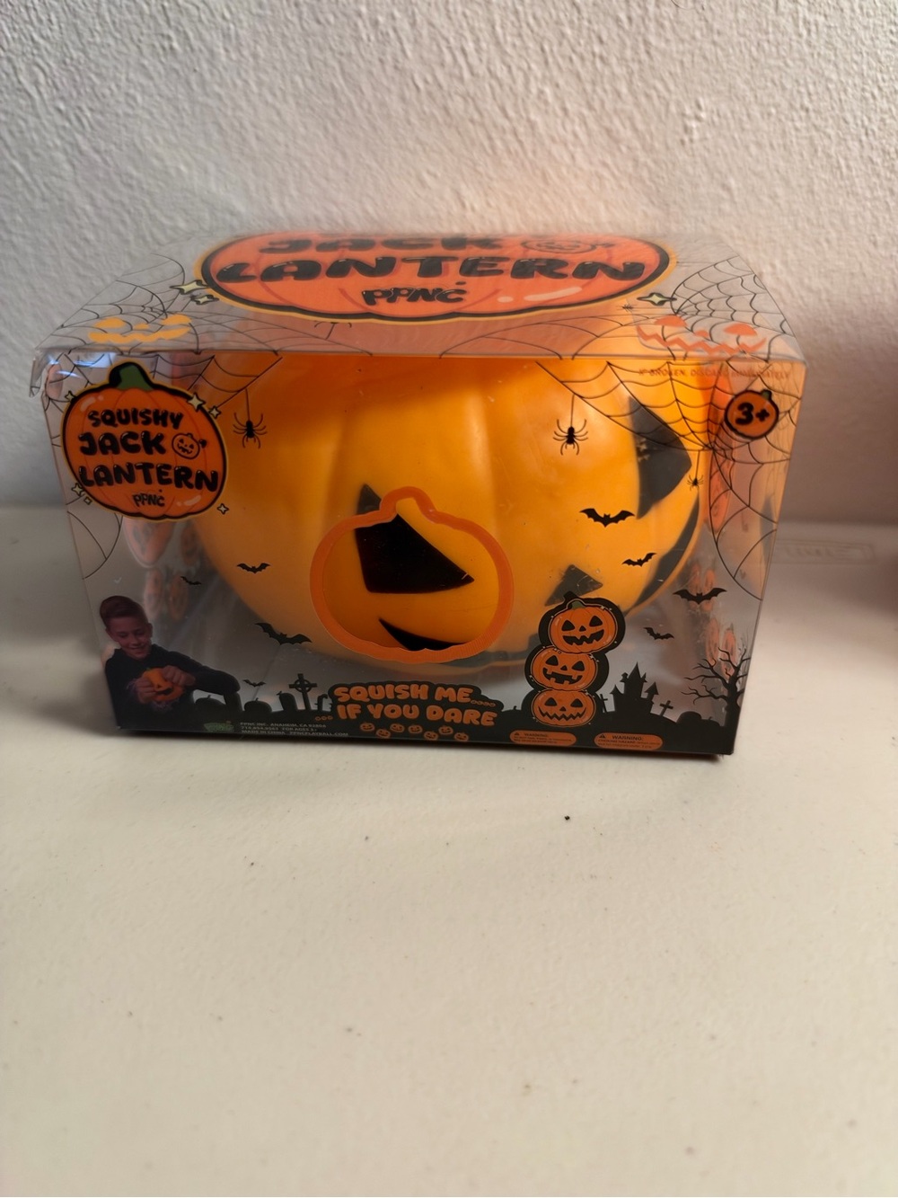 Squishy Jack O'Lantern Kids Costume Accessory - Orange